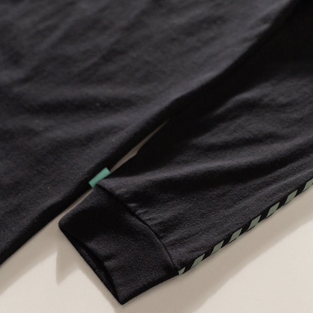 Camiseta Vissla Handmade Preta Manga Longa
