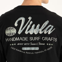 Thumbnail for Camiseta Vissla Handmade Preta Manga Longa