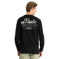Thumbnail for Camiseta Vissla Handmade Preta Manga Longa