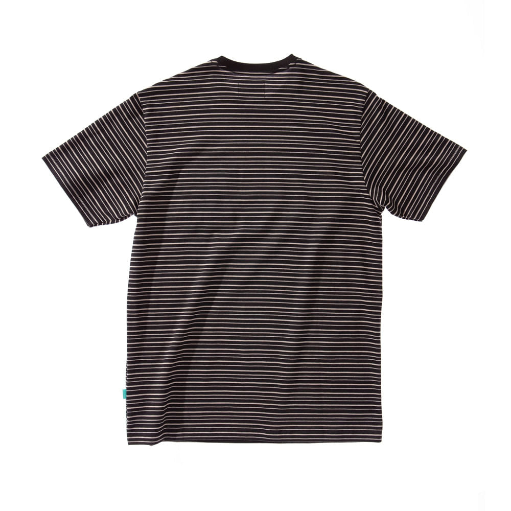 Camiseta Vissla Creators Stripe Preta