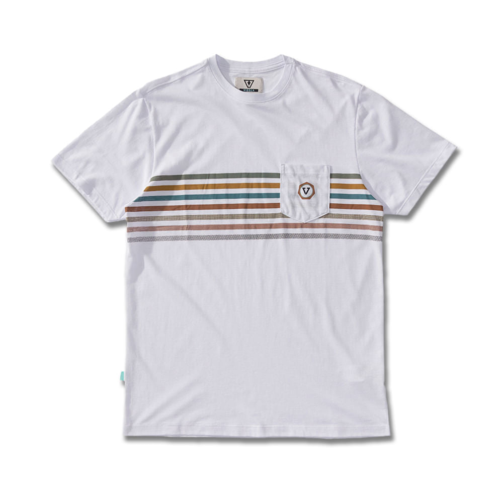 Camiseta Vissla Parallels Branca