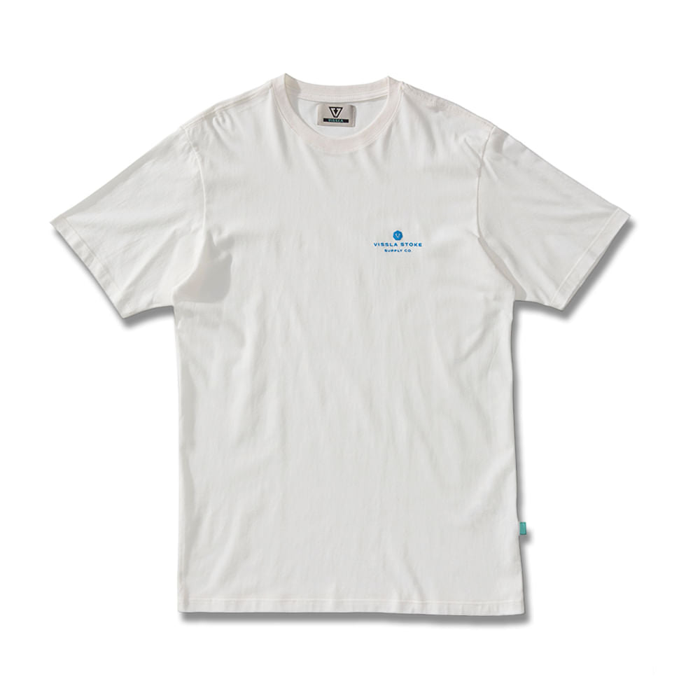 Camiseta Vissla Insignia Off White