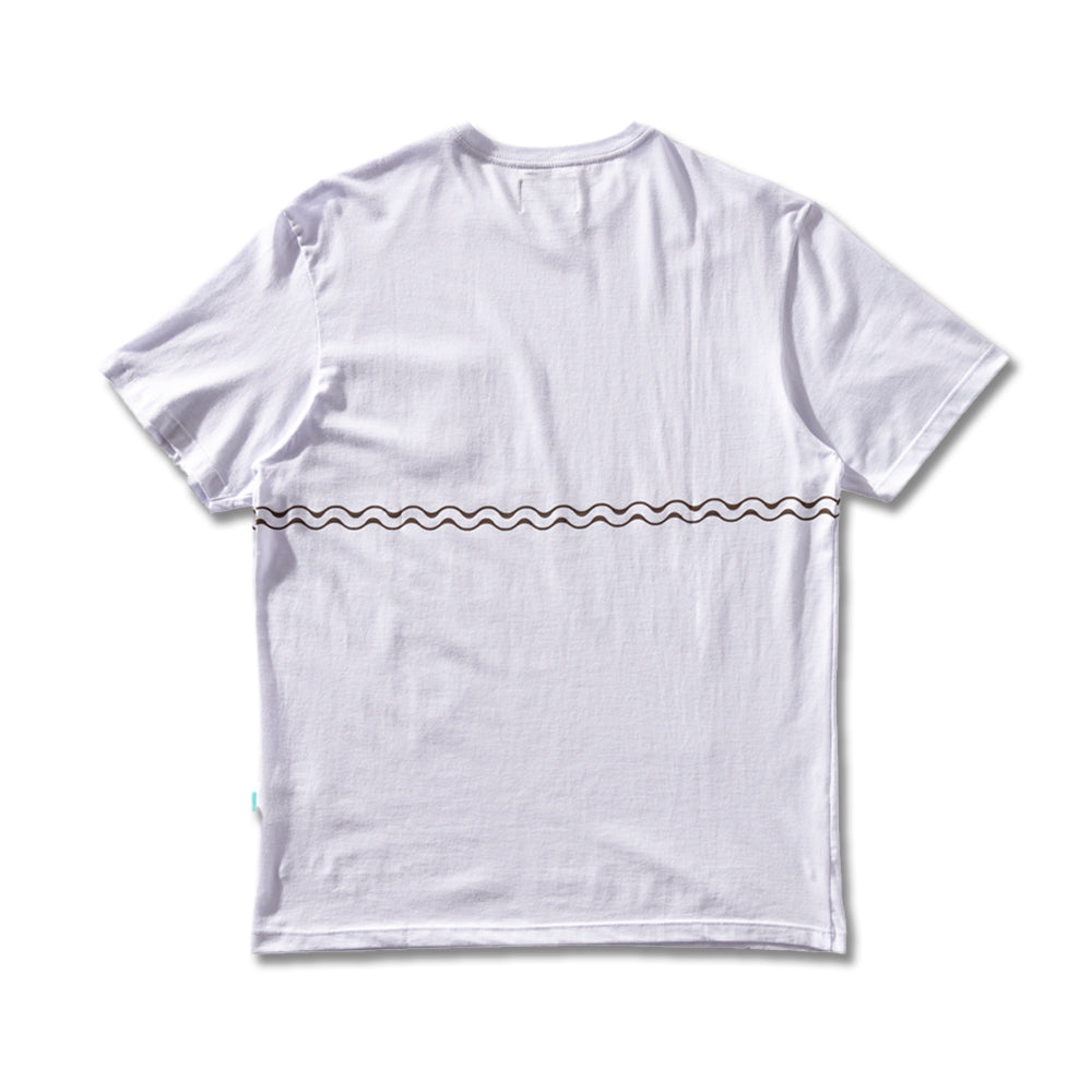 Camiseta Vissla Undefined Lines Off White