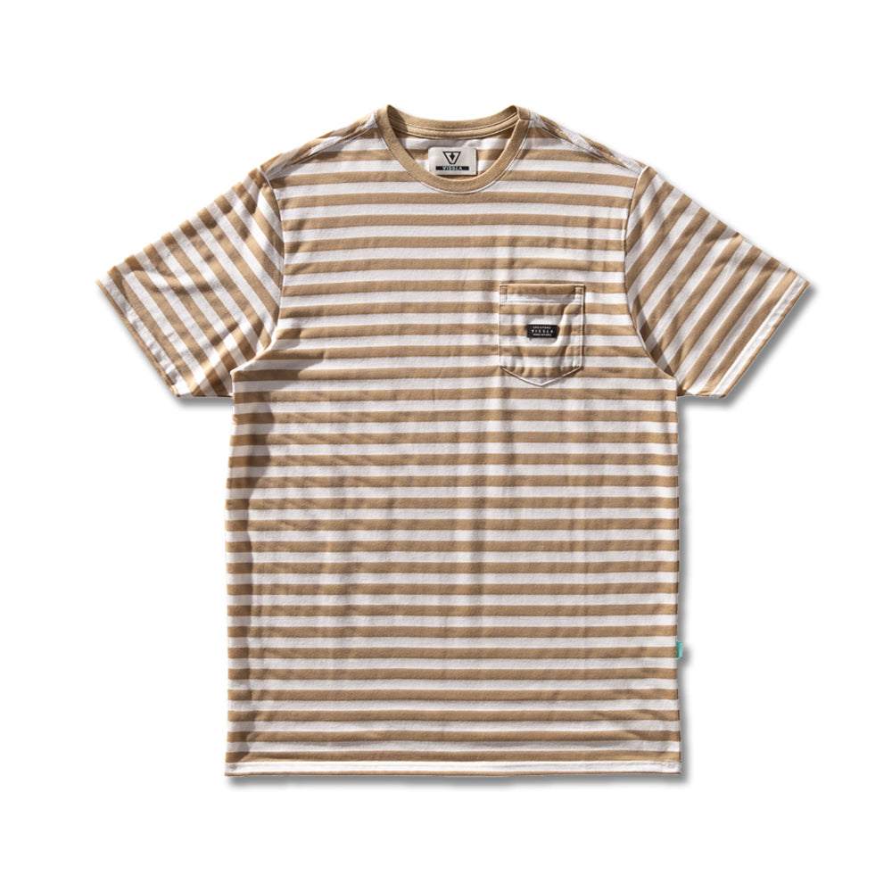 Camiseta Vissla Derrick Disney Stripe Marrom