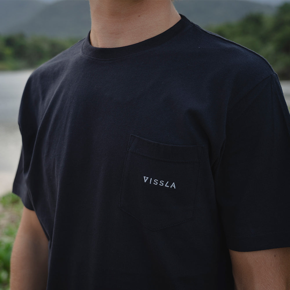 Camiseta Vissla Vintage Preto