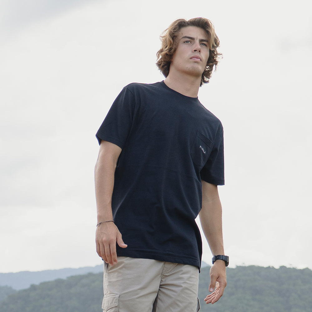 Camiseta Vissla Vintage Preto