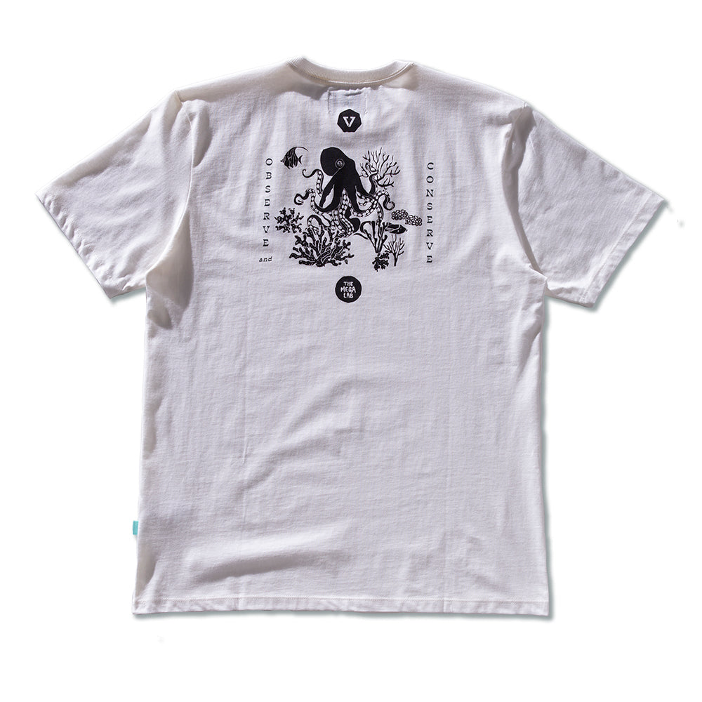 Camiseta Especial Vissla Mega Lab Off White