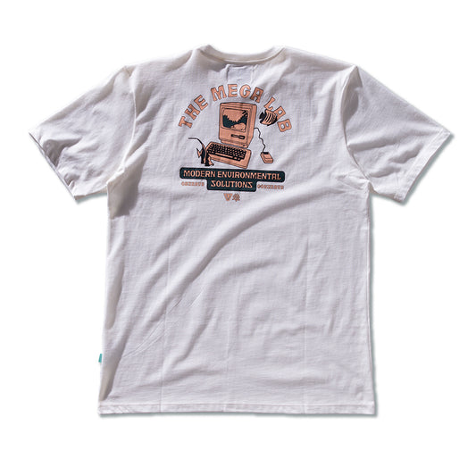 Camiseta Especial Vissla Mega Lab II Off White