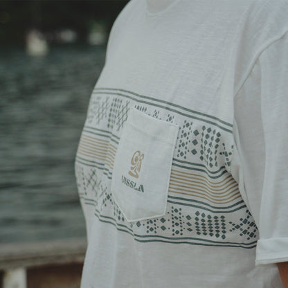 Camiseta Vissla Waikiki Off White