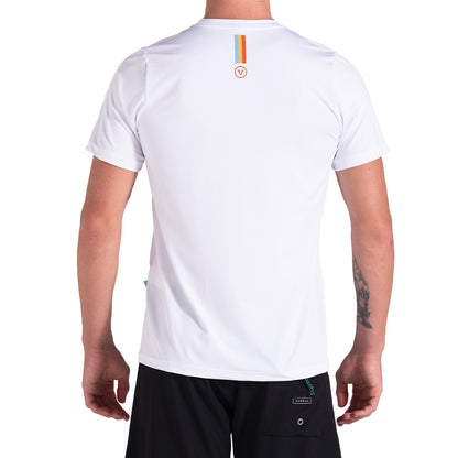 Camiseta Vissla Built Comp Lite Branco