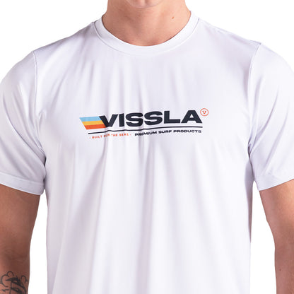 Camiseta Vissla Built Comp Lite Branco