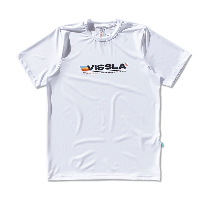 Camiseta Vissla Built Comp Lite Branco