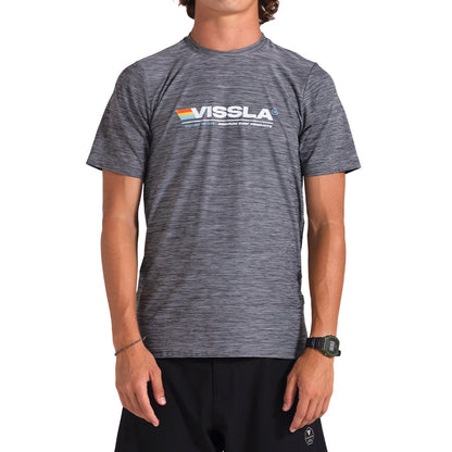 Camiseta Vissla Built Comp Lite Cinza