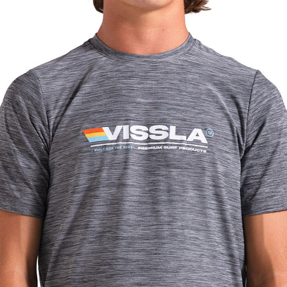 Camiseta Vissla Built Comp Lite Cinza