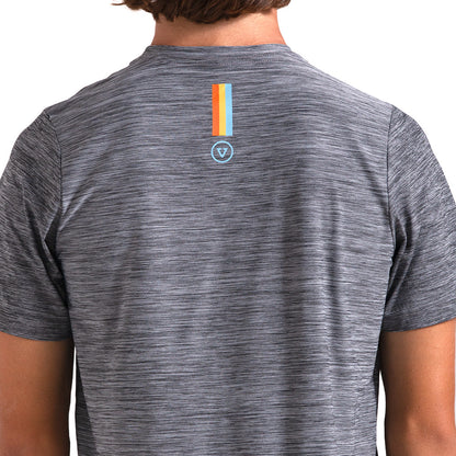 Camiseta Vissla Built Comp Lite Cinza