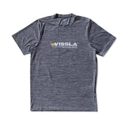 Camiseta Vissla Built Comp Lite Cinza