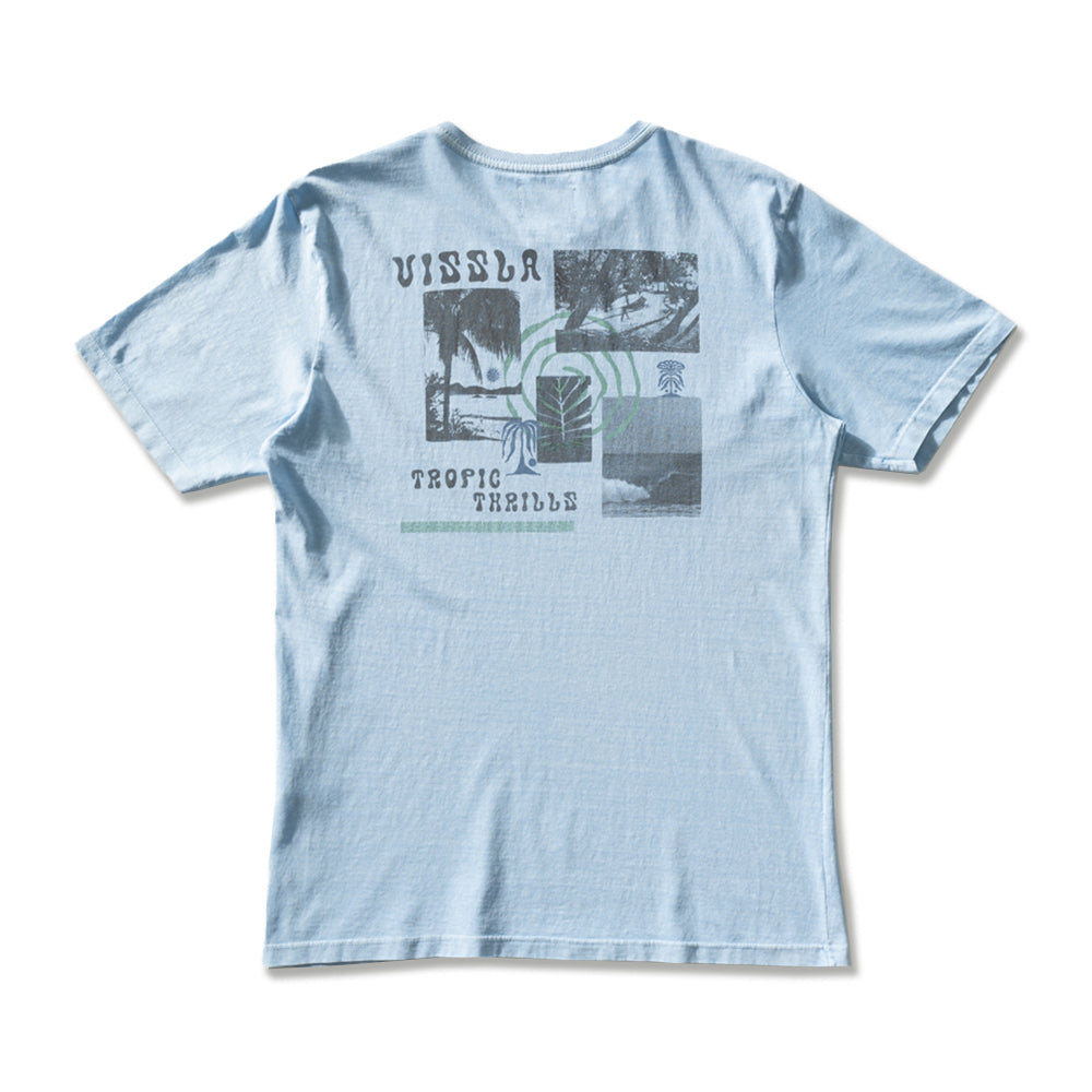Camiseta Especial Azul Vissla Tropic Thrilss