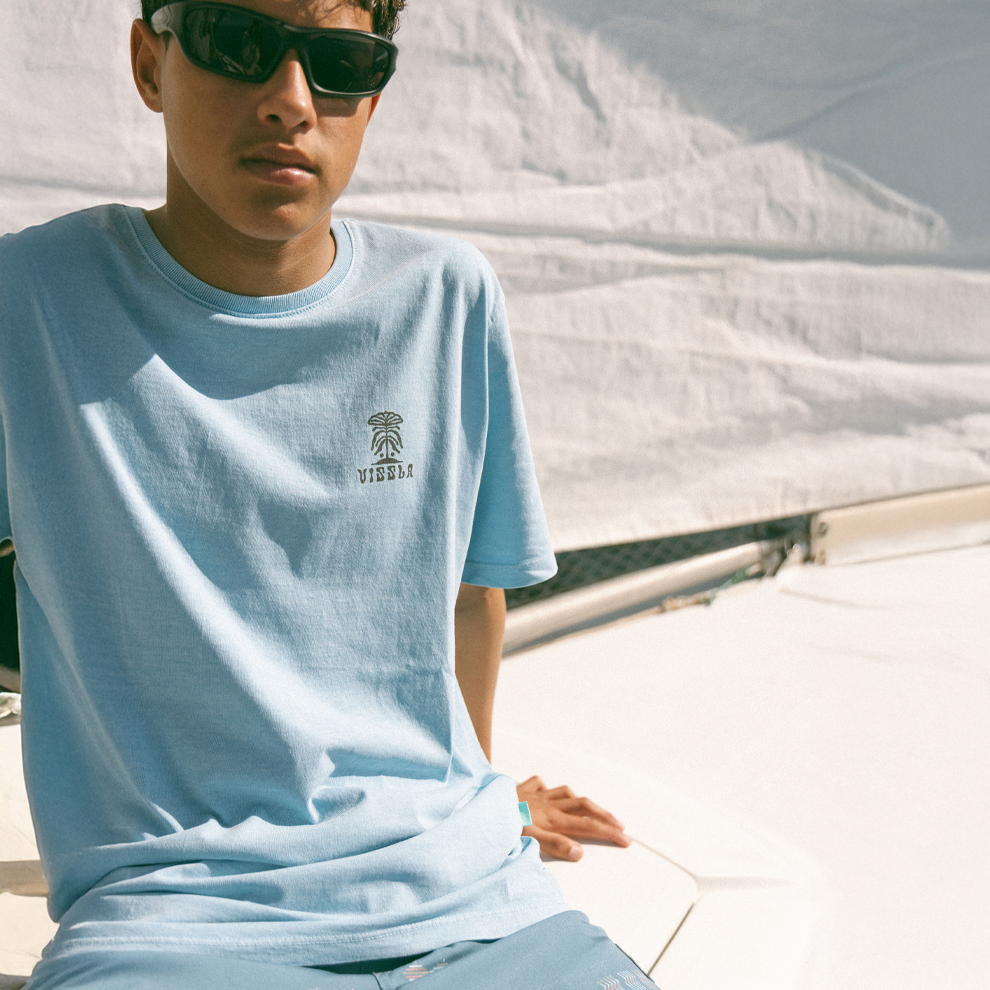 Camiseta Especial Azul Vissla Tropic Thrilss
