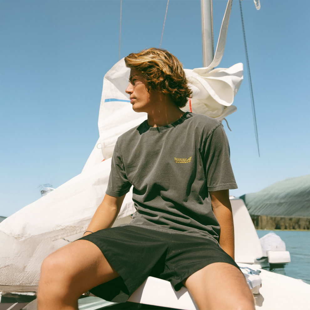 Camiseta Especial Preta Vissla Shredded