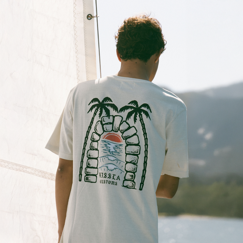 Camiseta Especial Off White Vissla Archwaves