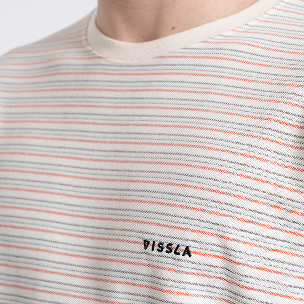 Camiseta Especial Off White Vissla Super Stripe