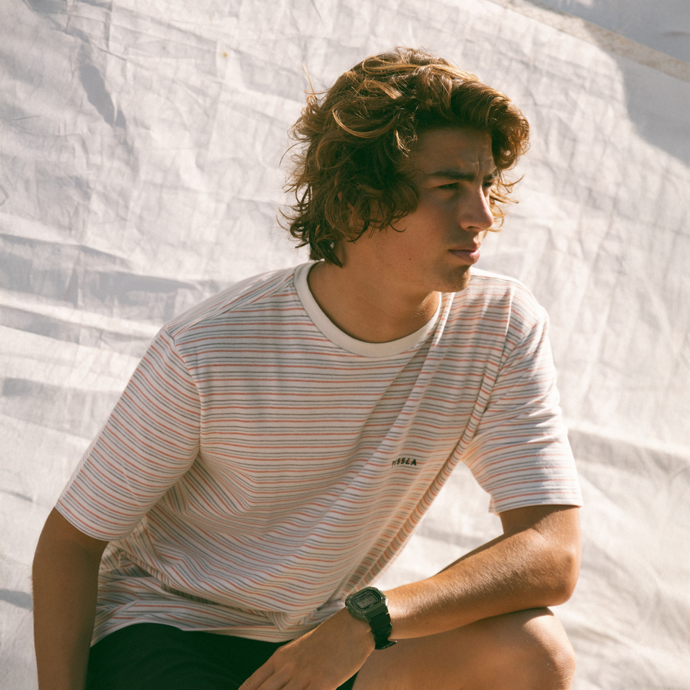 Camiseta Especial Off White Vissla Super Stripe