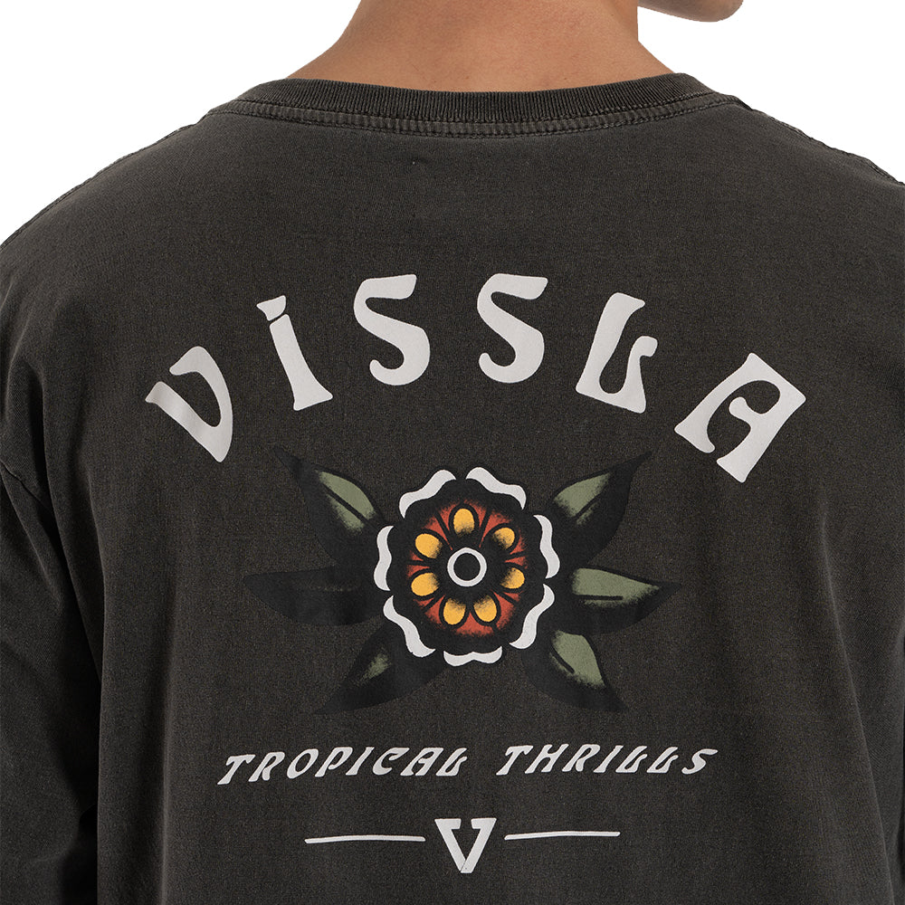 Camiseta Especial Inklines Vissla Preta Estonada