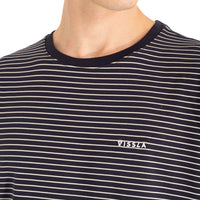 Thumbnail for Camiseta Vissla Super Stripe Especial Listrada Azul Marinho