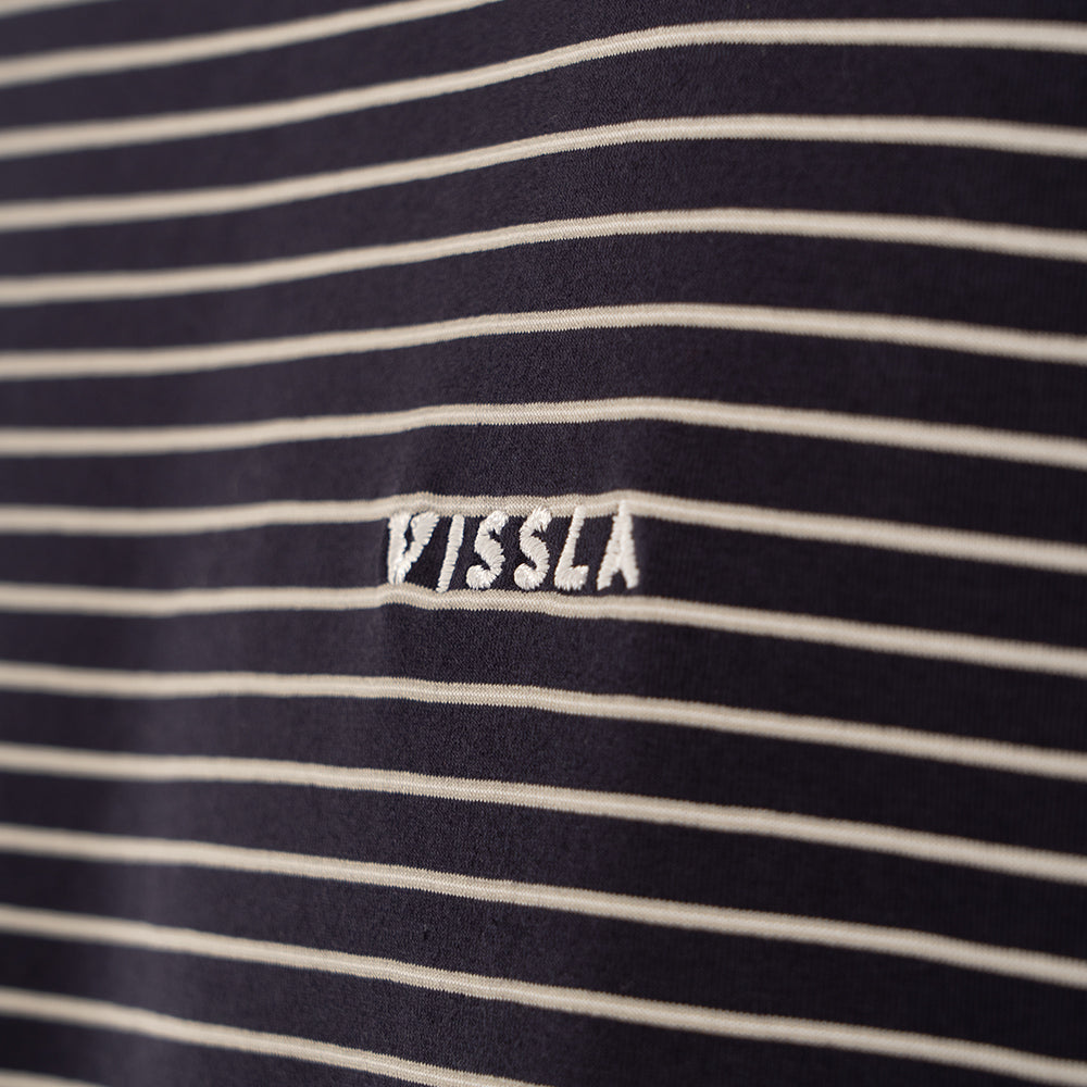 Camiseta Vissla Super Stripe Especial Listrada Azul Marinho