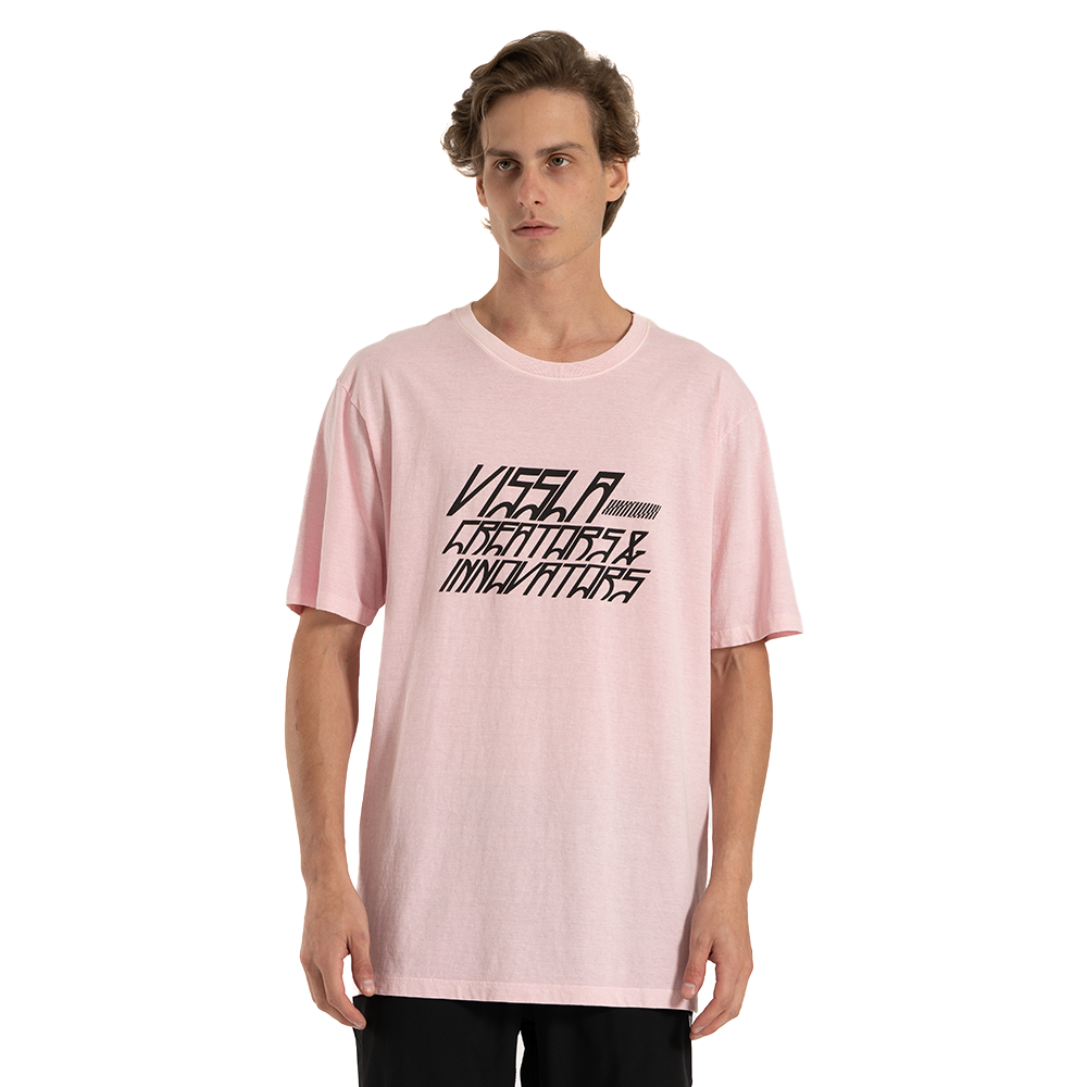 Camiseta Especial Vissla Jason Lilás Estonada