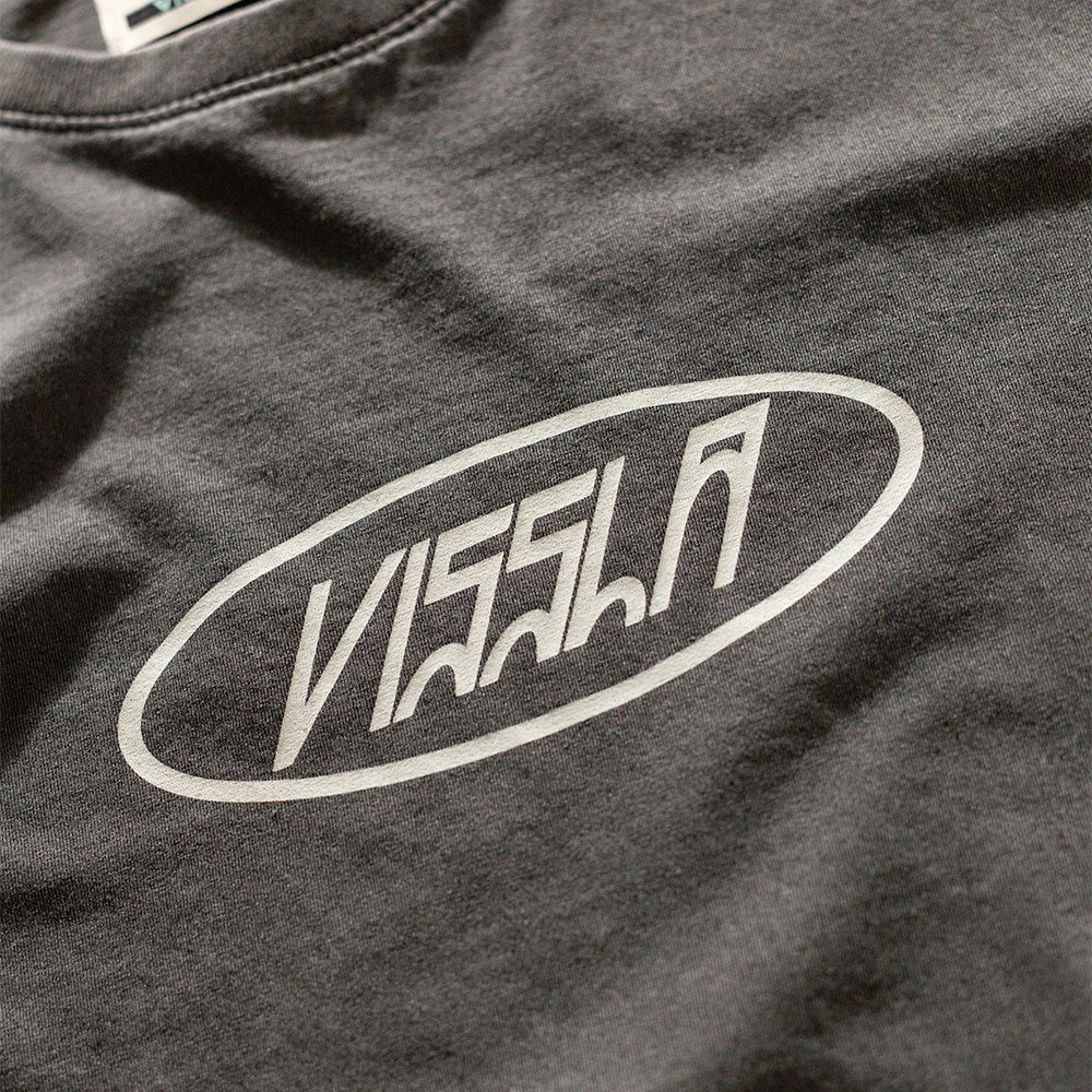 Camiseta Especial Vissla Woodside Preta Estonada