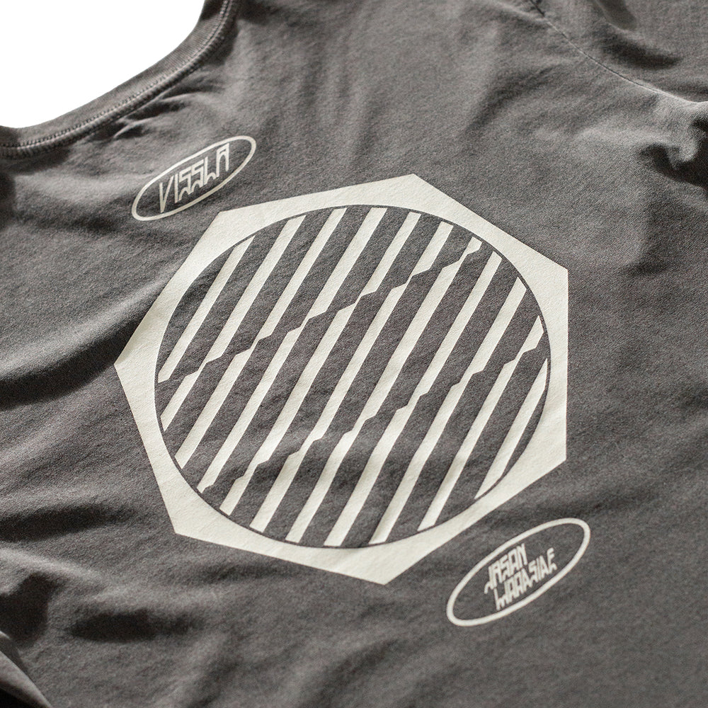 Camiseta Especial Vissla Woodside Preta Estonada