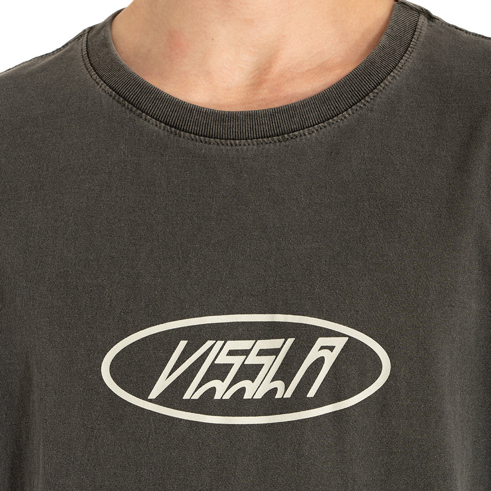 Camiseta Especial Vissla Woodside Preta Estonada