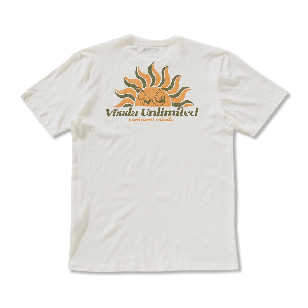 Camiseta Especial Vissla Sunburst Off White