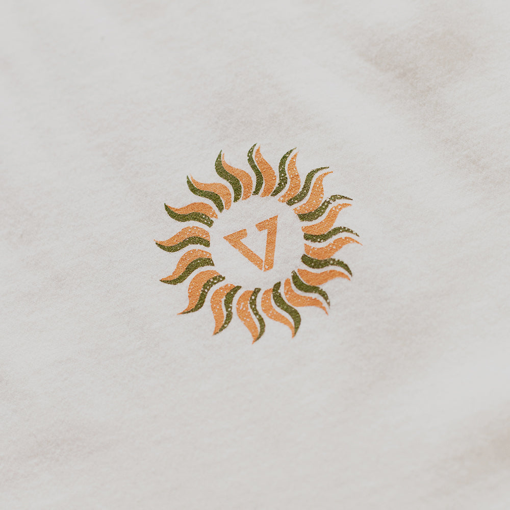 Camiseta Especial Vissla Sunburst Off White