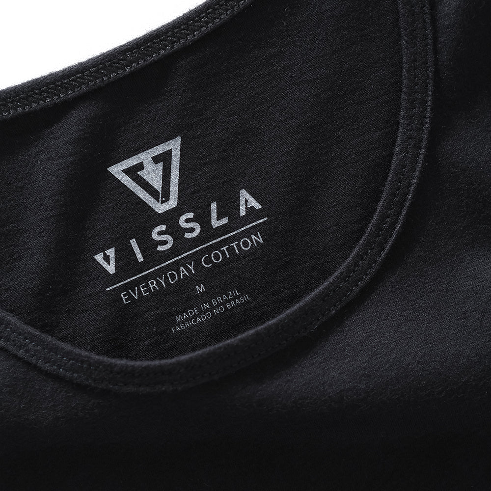 Regata Vissla Foundation Básica Preta
