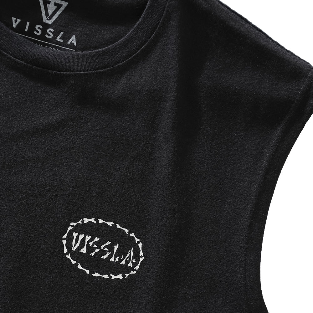 Regata Vissla Bone Cove Básica Preta