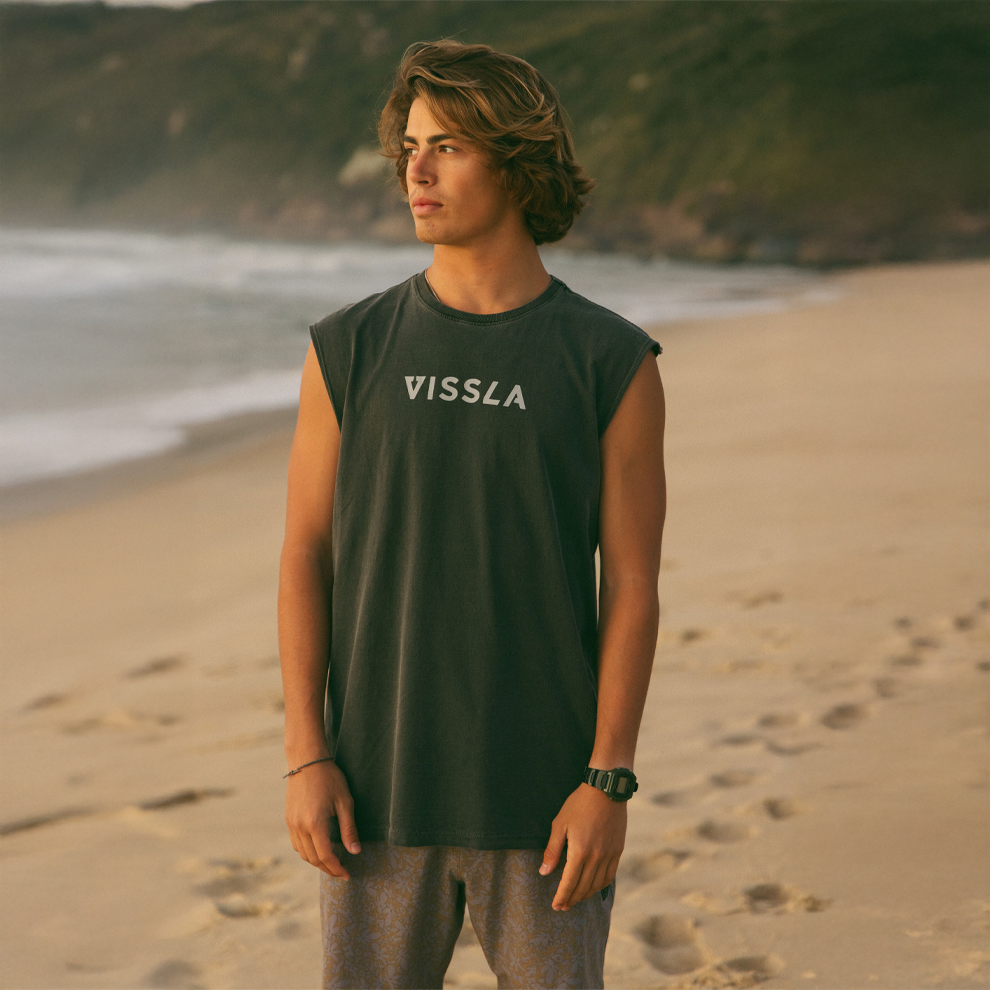 Regata Especial Preta Vissla Sevens