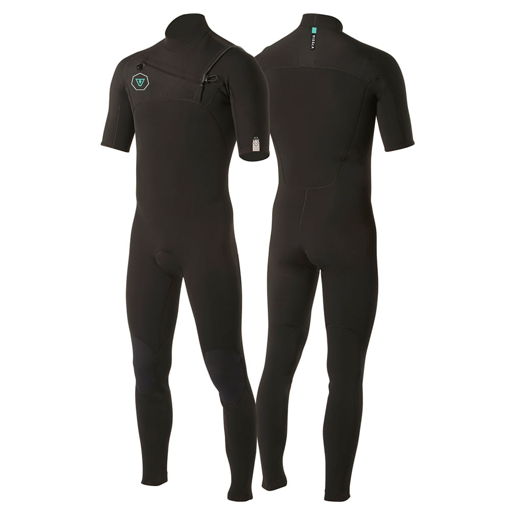 Long John Vissla 7 Seas 2/2 Manga Curta Preto