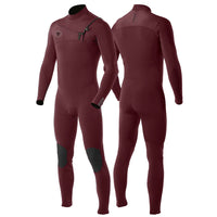 Thumbnail for Long John Vissla 7 Seas 3/2 Full Chest Zip Vinho
