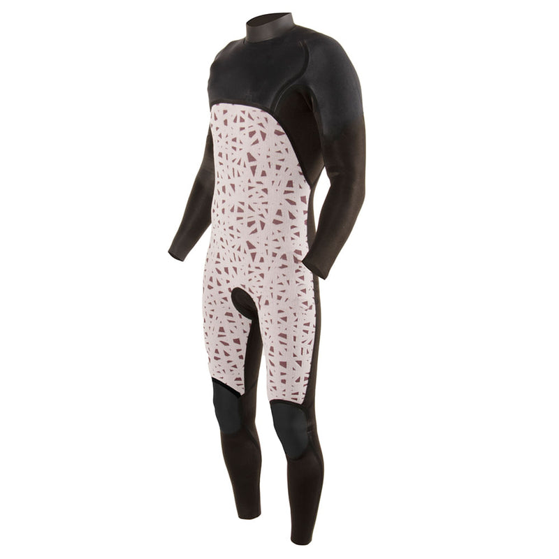 Long John Vissla 7 Seas 3/2 Full Chest Zip Vinho