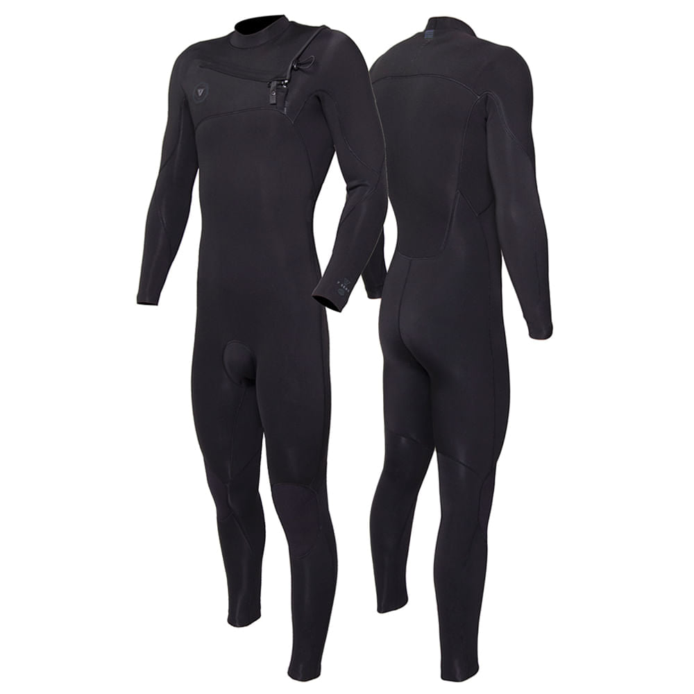 Long John Vissla 7 Seas 3/2 Full Chest Zip Stealth