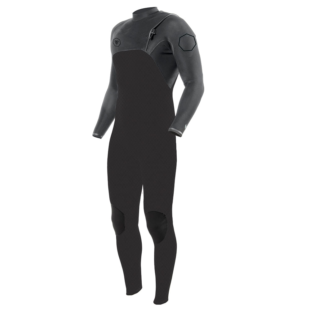 Long John Vissla High Seas II 3-2 No Zip Full Suit Preto