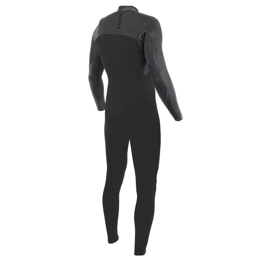 Long John Vissla High Seas II 3-2 No Zip Full Suit Preto