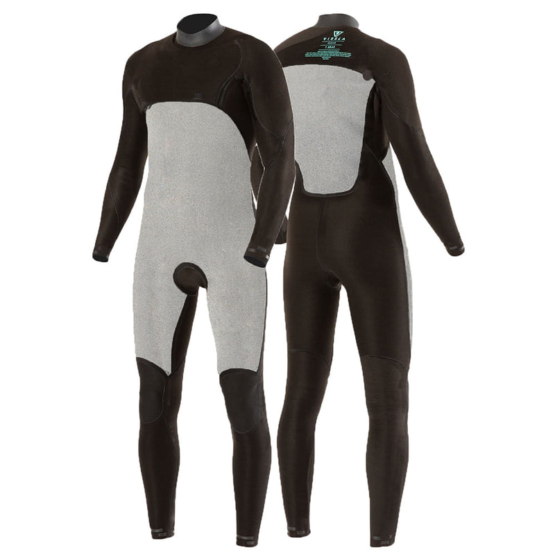 Long John Vissla 7 Seas Comp 3/2 Full Chest Zip Verde