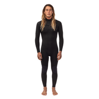 Thumbnail for Long John Vissla 7 Seas 4-3 Full Chest Zip Preto