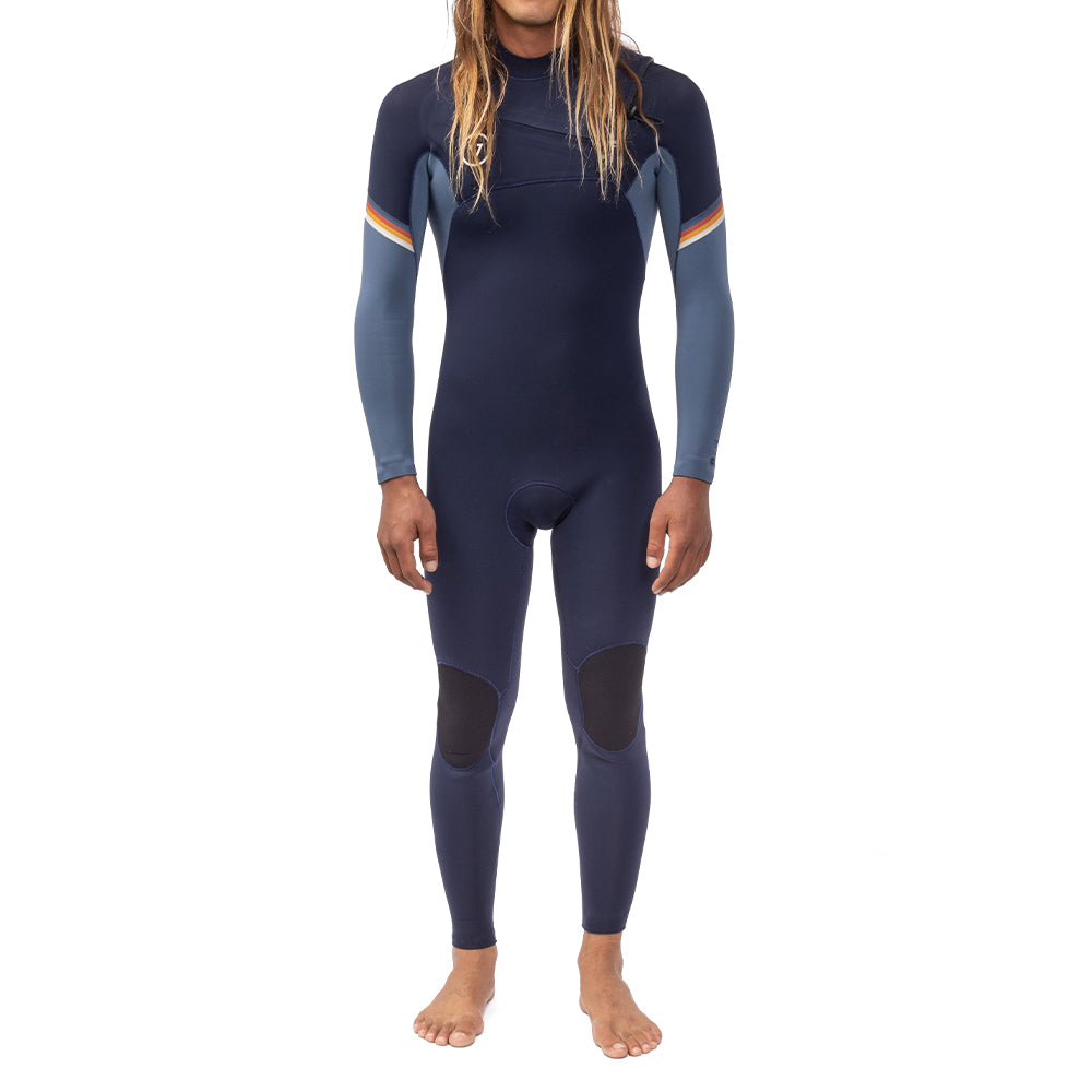 Long John 7 Seas Raditude 3-2 Full Chest Zip Marinho Escuro
