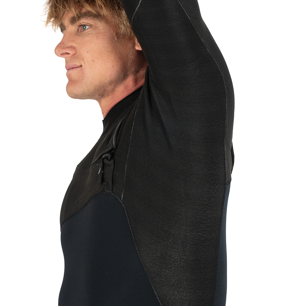 Long John Vissla High Seas II 3-2 Full Chest Zip Preto