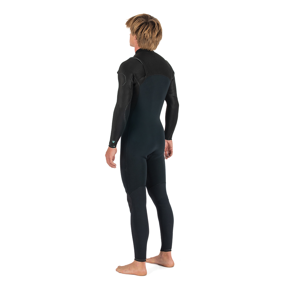 Long John Vissla High Seas II 3-2 Full Chest Zip Preto