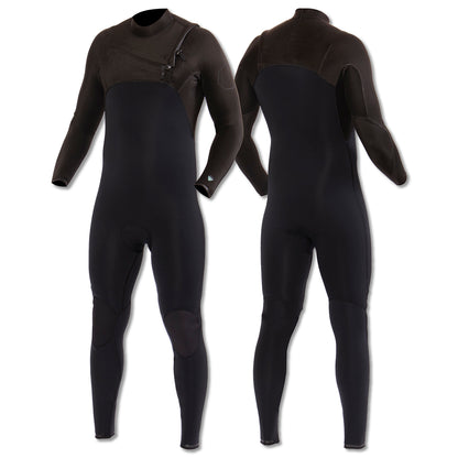 Long John Vissla High Seas II 3-2 Full Chest Zip Preto